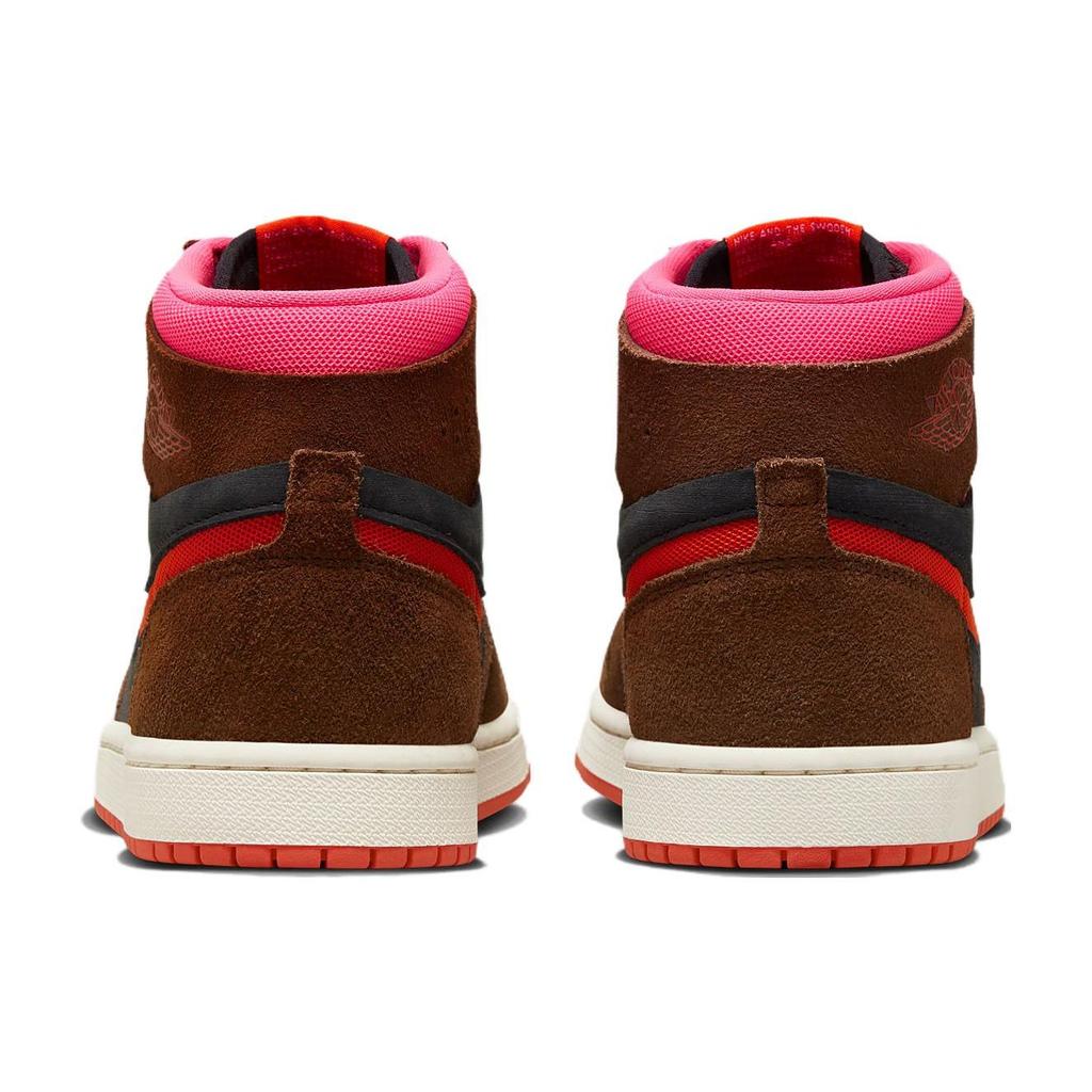 Sneakers Donna Air Jordan 1 High Zoom Comfort 2 Cacao Wow Picante Red Marrone Nero Hyper-Pink DV1305-206