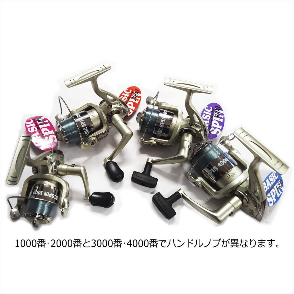 RISEWAY Reel Basic Spin 3000 Gunsmoke