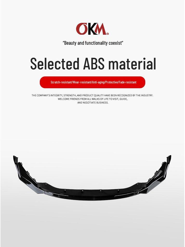 BMW M3/M4 G80/G82 Frontstoßstangenlippe & Splitter: 2020-24 Karosserie-Kit für den Außenbereich.