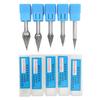 5 Pcs Carbide Burr Double Cut Rotary Files with 6mm 0.24in Shank for Engraving Polishing Drilling
