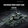 MOC Military Ballistic Missile Launcher Heavy Tank Armored Vehicle Armed Helicopters Model Building Blocks Bricks Toys Kids Gift