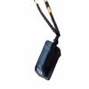 Fashion Black Tourmaline Stone Pendant with Rope Faux Gem Specimen Birthday Gift