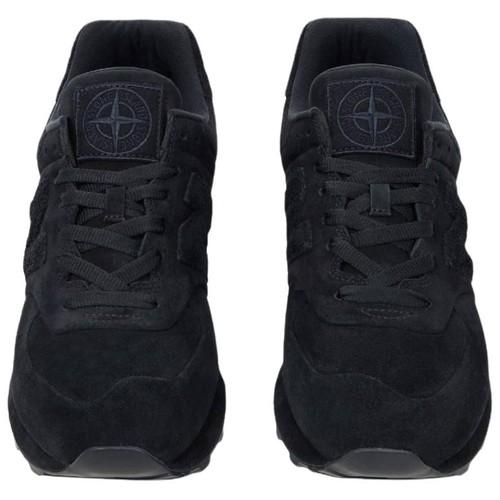 STONE ISLAND X New Balance NB 574 Running Shoes Unisex Navy Blue - U574BTN1