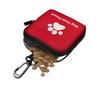 Dog Paw Print Faux Leather Coin & Treat Zipper Pouch – Waterproof & Multi-Functional