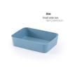 Stackable Frosted Plastic Storage Box with Dividers - Multi-purpose Organizer