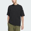 Adidas City Escape Casual Sports Cool Round Neck Loose Short Sleeve T-Shirt Men Tops Black JZ8428