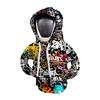 1Pc Colorful Mini Gear Shift Hoodie Cover Shift Protector Car Gear Handle Decoration Fits Manual Automatic Car Interior Decor