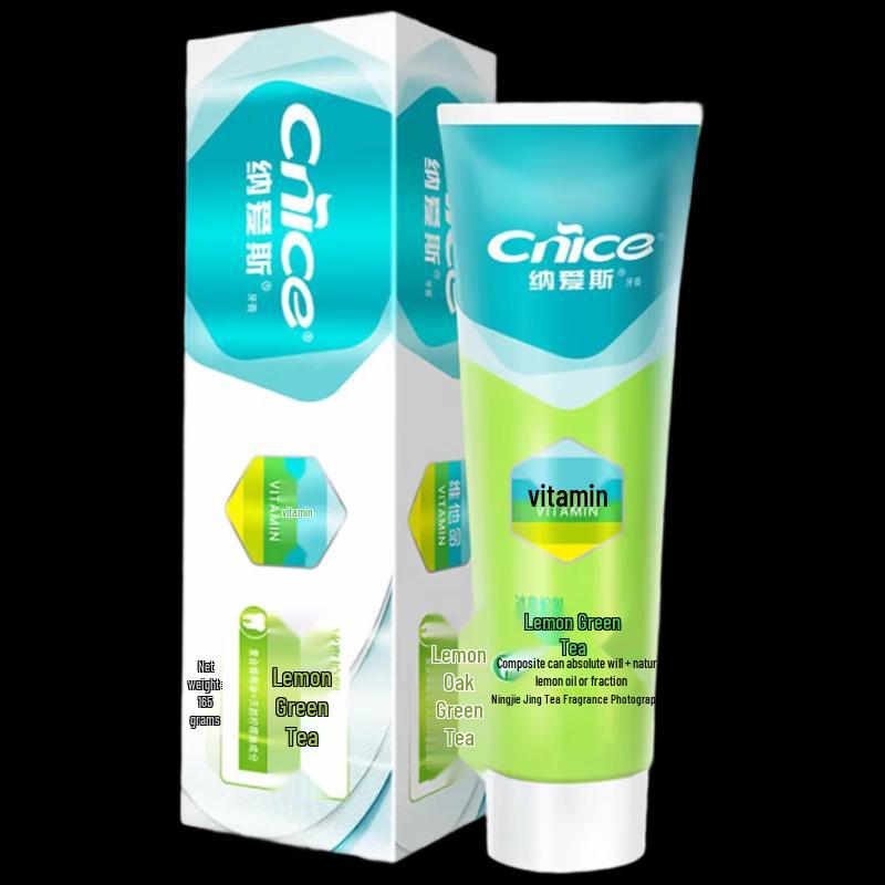 Nice Lemon Green Tea Toothpaste (3 x 165g)
