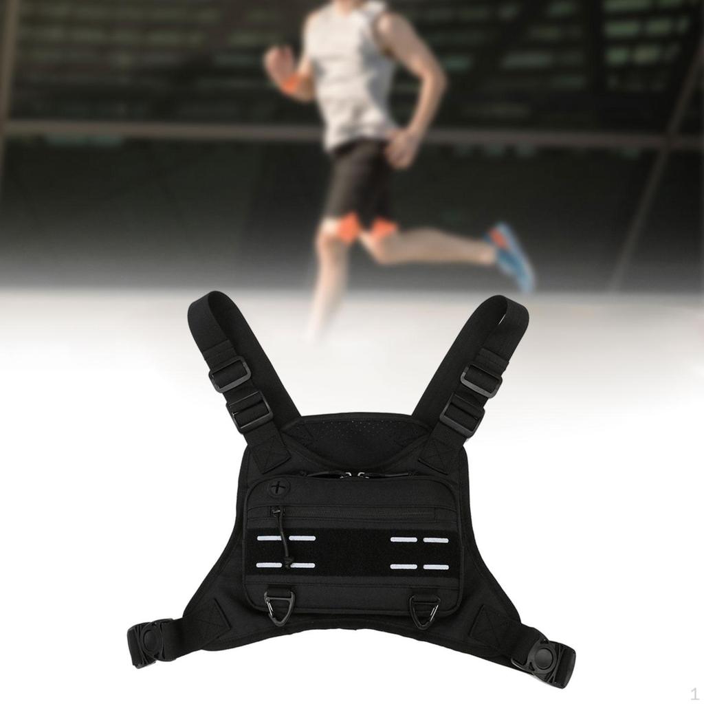 Front Chest Bag Multifunction Antitheft Rig for Travel Climbing Hiking