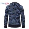 Cozy Up Men's Cardigan Jacket Hooded Sherpa Cashmere Casual Camouflage Thickened Warm