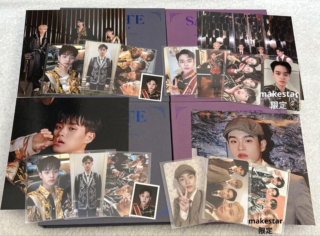 

[USED] AB6IX Salute Album Defi Trading Cards Makestar Set of 4