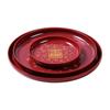 Wedding Supplies Red New Year Fruit Tray Smooth Large Capacity Candy Storage Box Exquisite Plastic Snacks Tray Housewarming