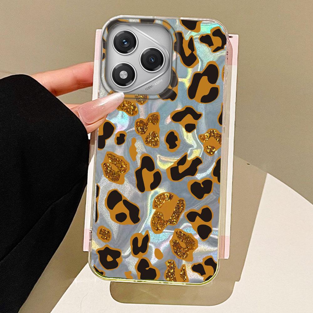 Leopard Print Water Texture Phone Case for Honor 400 200 Pro Magic7 6 5 Lite X9a X9c X8b X8a X8c Shell Silicone Back Soft Cover