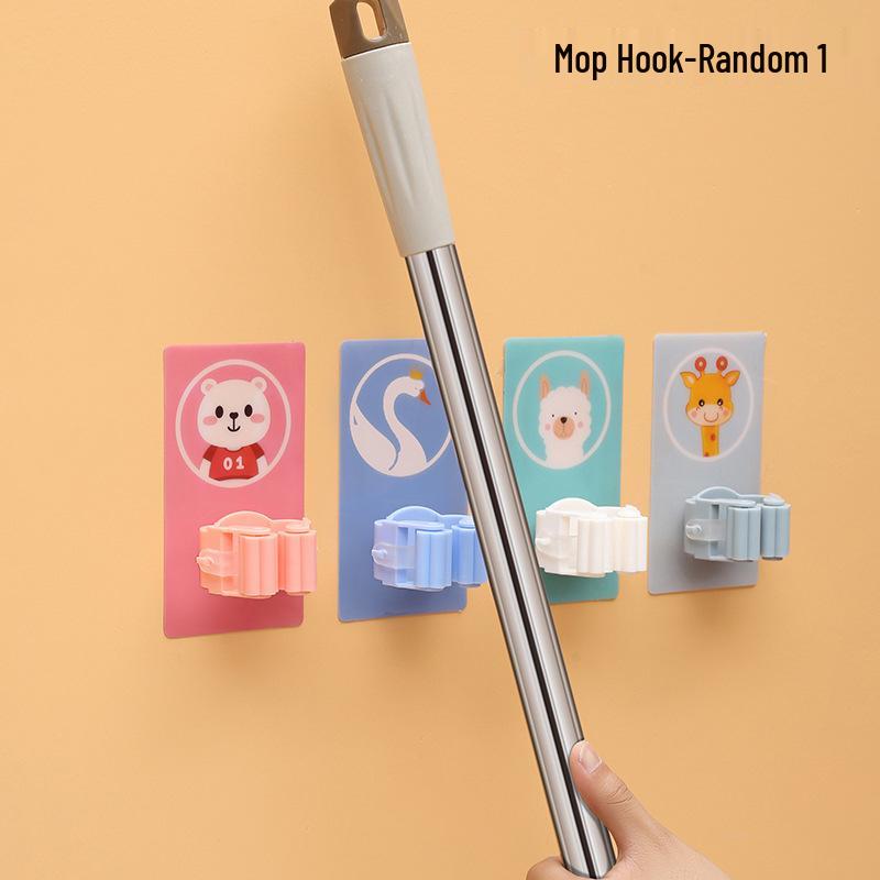 Large Transparent Stainless Steel Adhesive Hook: Strong, Thickened, Waterproof, and Traceless for Kitchen and Bathroom Use