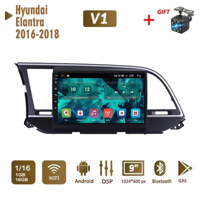2 Din Android Car Radio Multimedia Video Player For Hyundai Elantra 2016-2018 Navigation GPS WIFI Head Unit 1+16GB