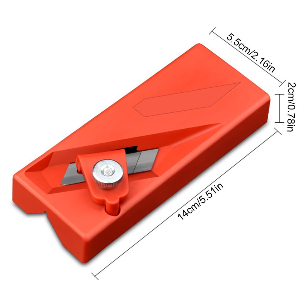ABS Plasterboard Chamfering Planer Wood Edges Trimming Tool Tilt 45° Oblique Angle Ceiling Decorative Planer for Acoustic Panel