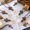 Sivak 5 Pcs Car Air Freshener Cross Mirror Hanging Christian Gift Accessories Daily Bible Car Rearview Decor Accessories Jesus Ornament Religious