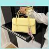 Stylish Pu Handbag Shoulder Bag With Solid Color Design For Street Casual