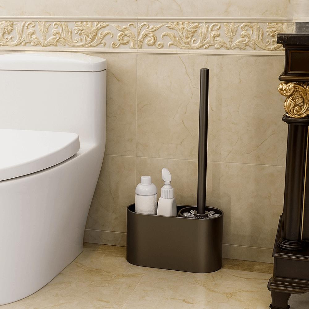 Nail Free Installation Bathroom Toilet Brush Shelf Cleaning Toilet Brush  Bathroom Cleaning