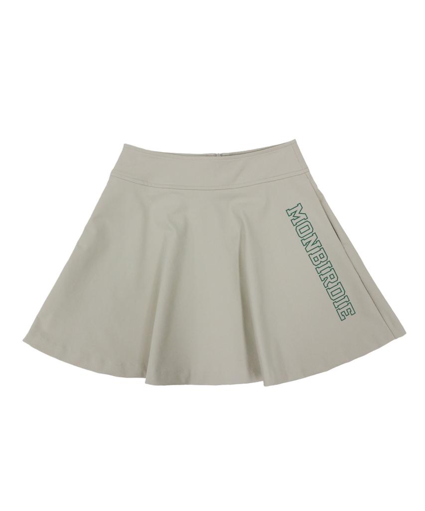 Mongbirdy Golf Windproof Nylon Skirt Beige