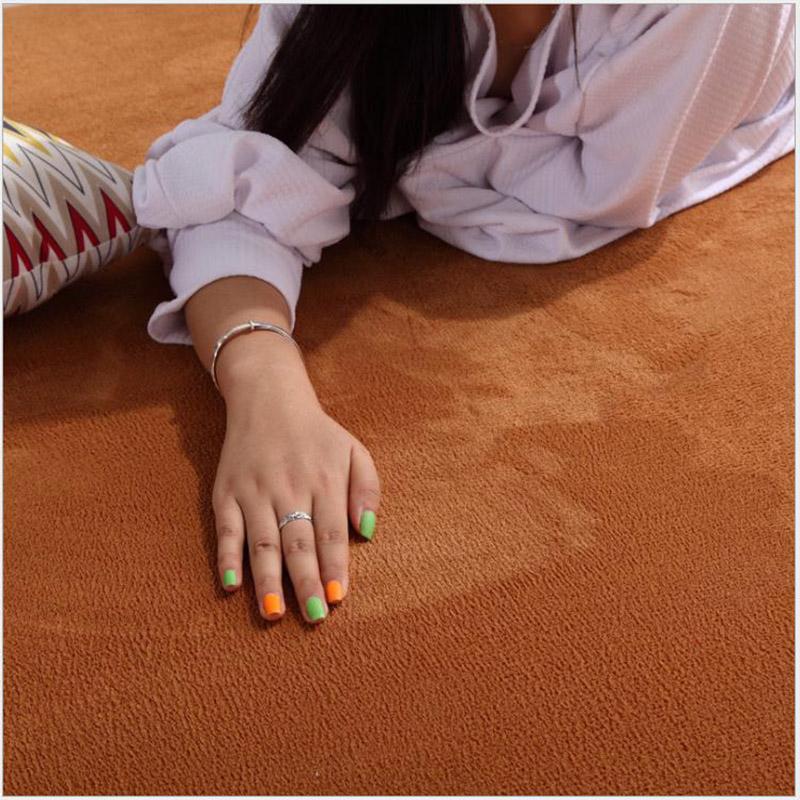 Thicken Carpet For Home Decor Short Plush Large Living Room Rugs Kids Bedroom Bedside Feet Rug Children's Crawl Mats Gray / Blue