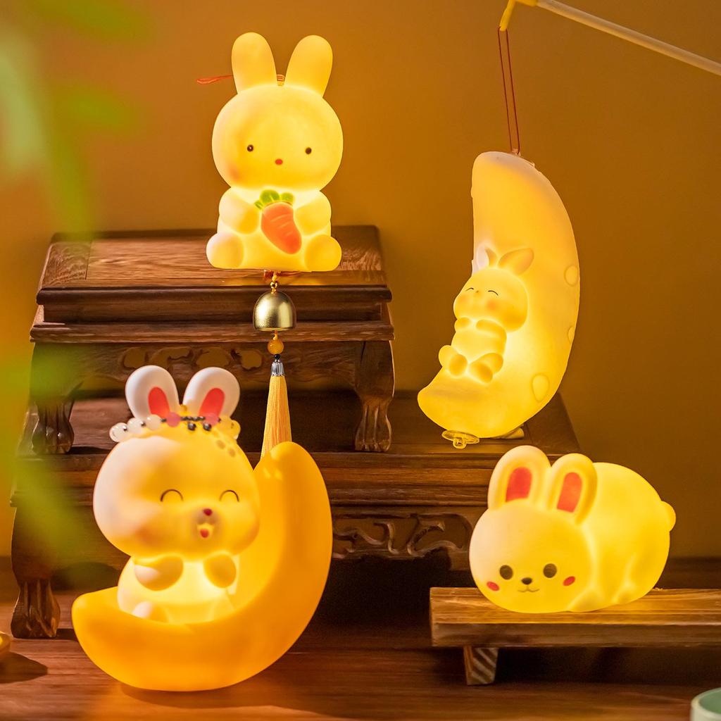 Mid-Autumn 2025 Jade Rabbit Children’s Luminous Handheld Lantern