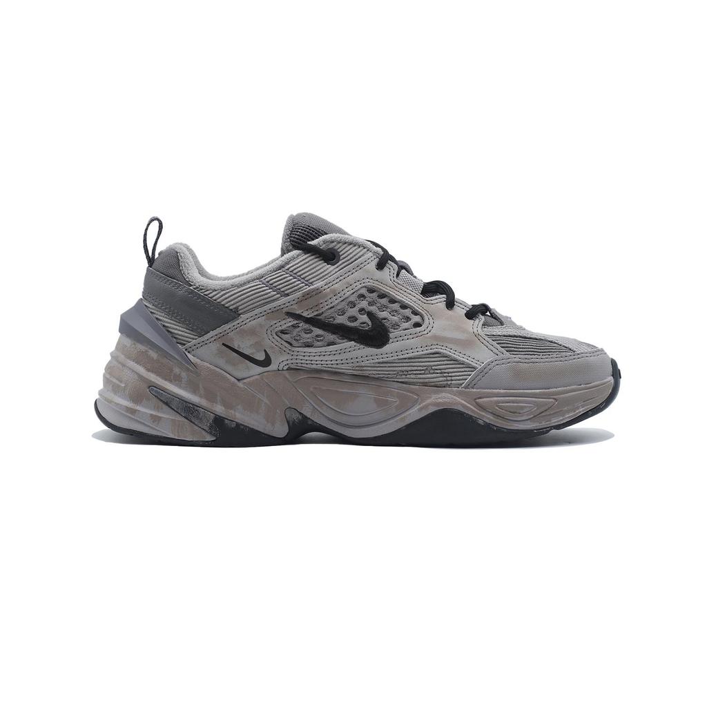 Nike M2K Tekno Mud Pit Slip Resistant Abrasion Resistant Low Top Chunky Sneakers Unisex Black Brown BV0074-001(Team140- S-box)