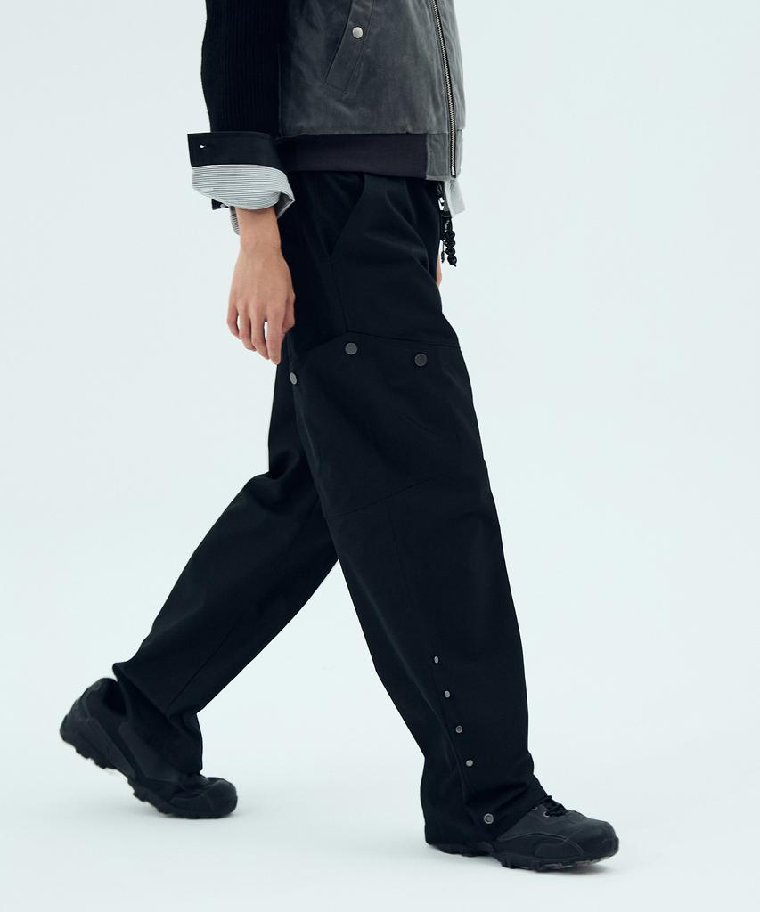 Debseu Roll-Up Cargo Pants (Black)
