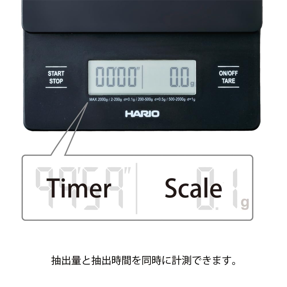 Hario V60 Drip Scale Black VSTN-2000B