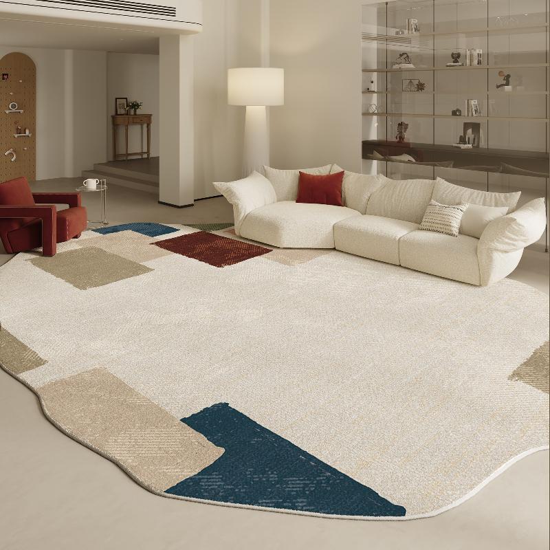 Irregular Shapes Living Room Decoration Carpet Modern Style Rugs for Bedroom Home Thicken Plush Rug Fluffy Soft Lounge Floor Mat