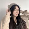 Women's Winter Daily Knit Brown Beanie Hat