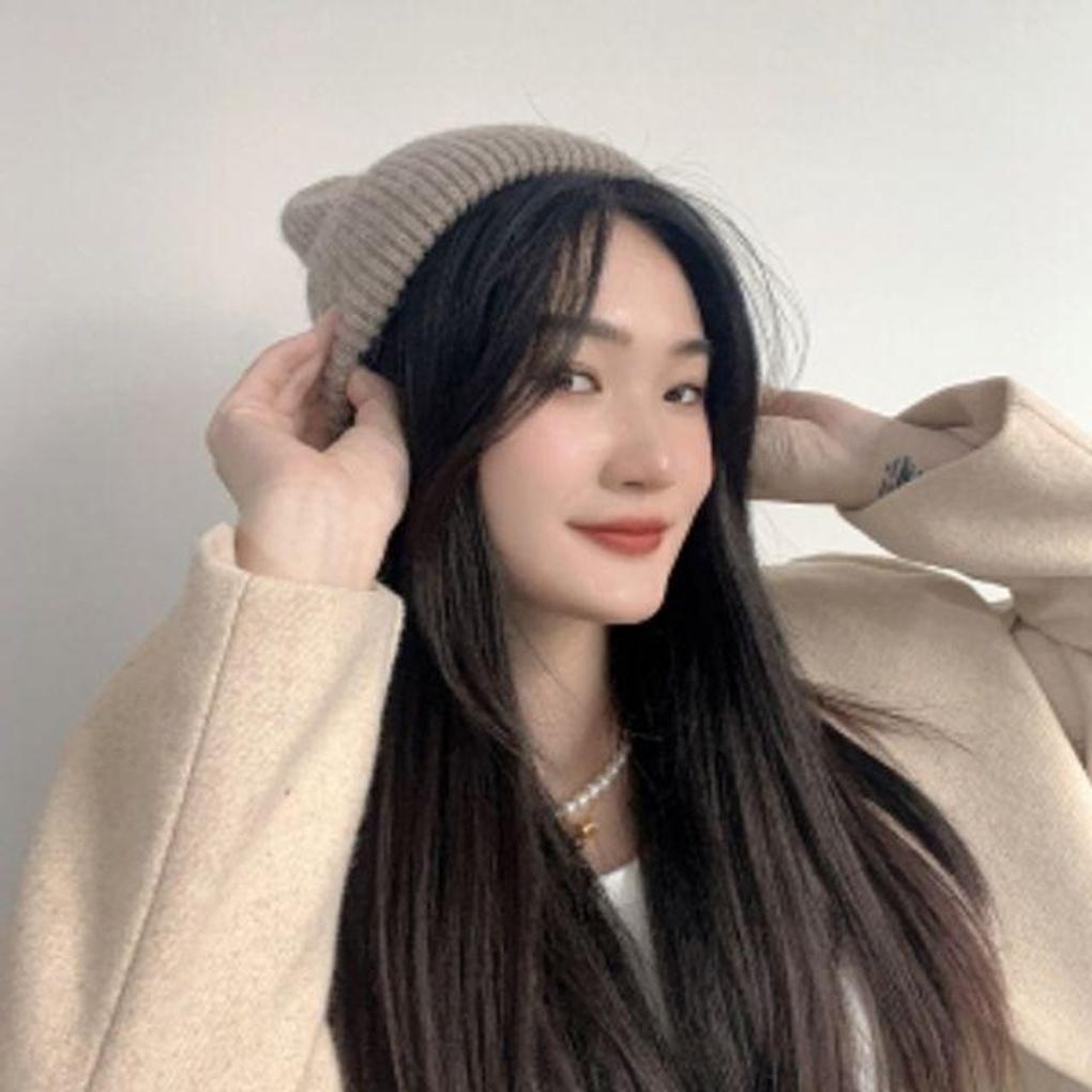 

Women s Winter Daily Knit Brown Beanie Hat