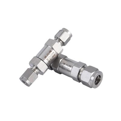 Fit 3/6/8/10/12/18mm 1/8" 1/4" 3/8" 1/2" OD Tube Stainless Steel 304 Ferrule One-way Valve Non Return Check Valves For Water Gas