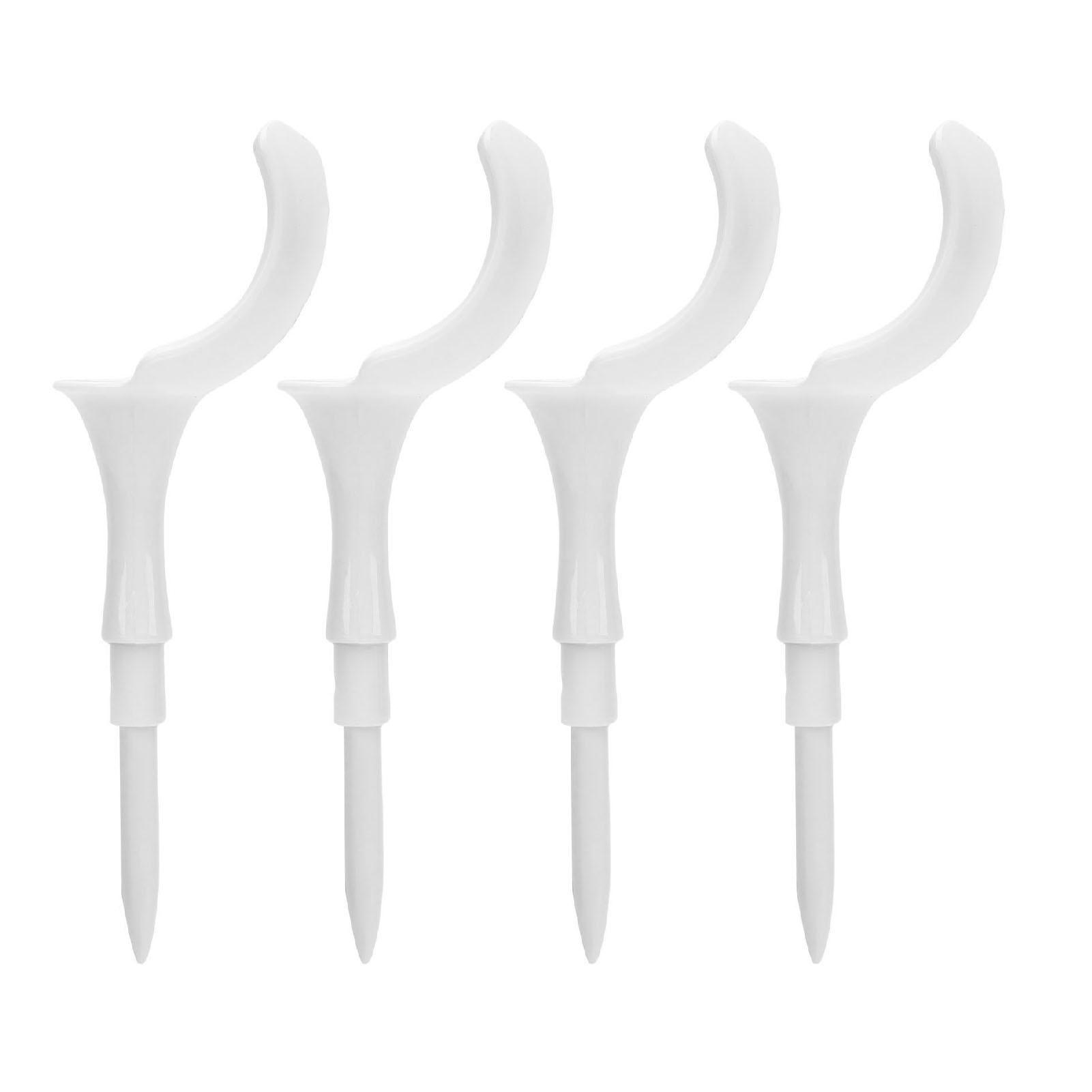 

4 Pcs Anti Slice Tee Reduce Side Spinning 2 Limit Height High Consistency Chair Shape Plastic Tee