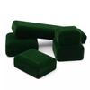 Scatola Gioielli Verde Scura in Velluto - Scatola Regalo per Collana, Anello, Bracciale Rigido e Braccialetto
