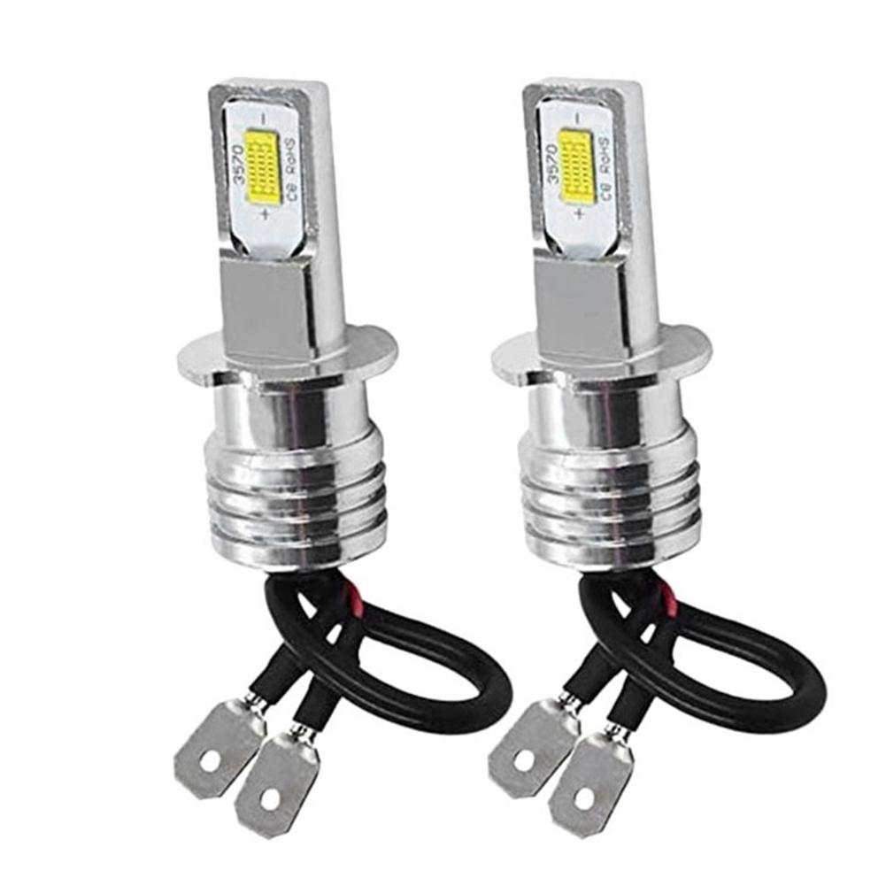 Fog Light Bulb Aluminum Alloy Conversion Kit H3 LED Super Bright
