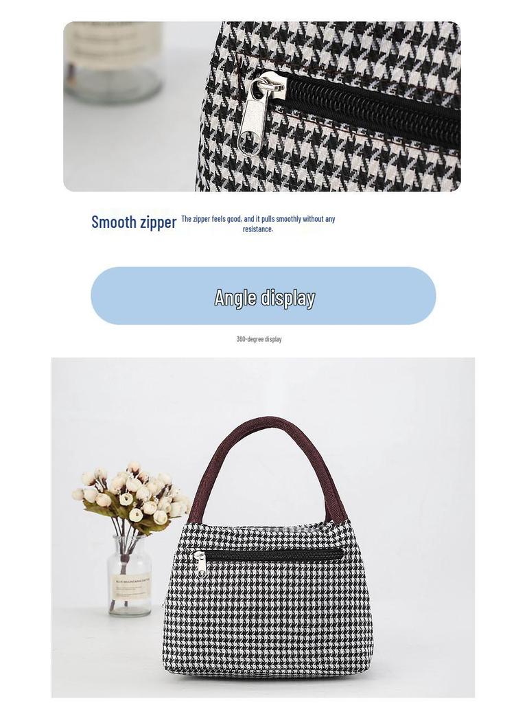 Waterproof Oxford Tote: Stylish Handbag for Middle-Aged Women - Perfect for Work and Outings