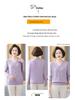 Spring/Fall Thin Knitwear for Middle-Aged & Elderly Women: Stylish Stretch Pullover