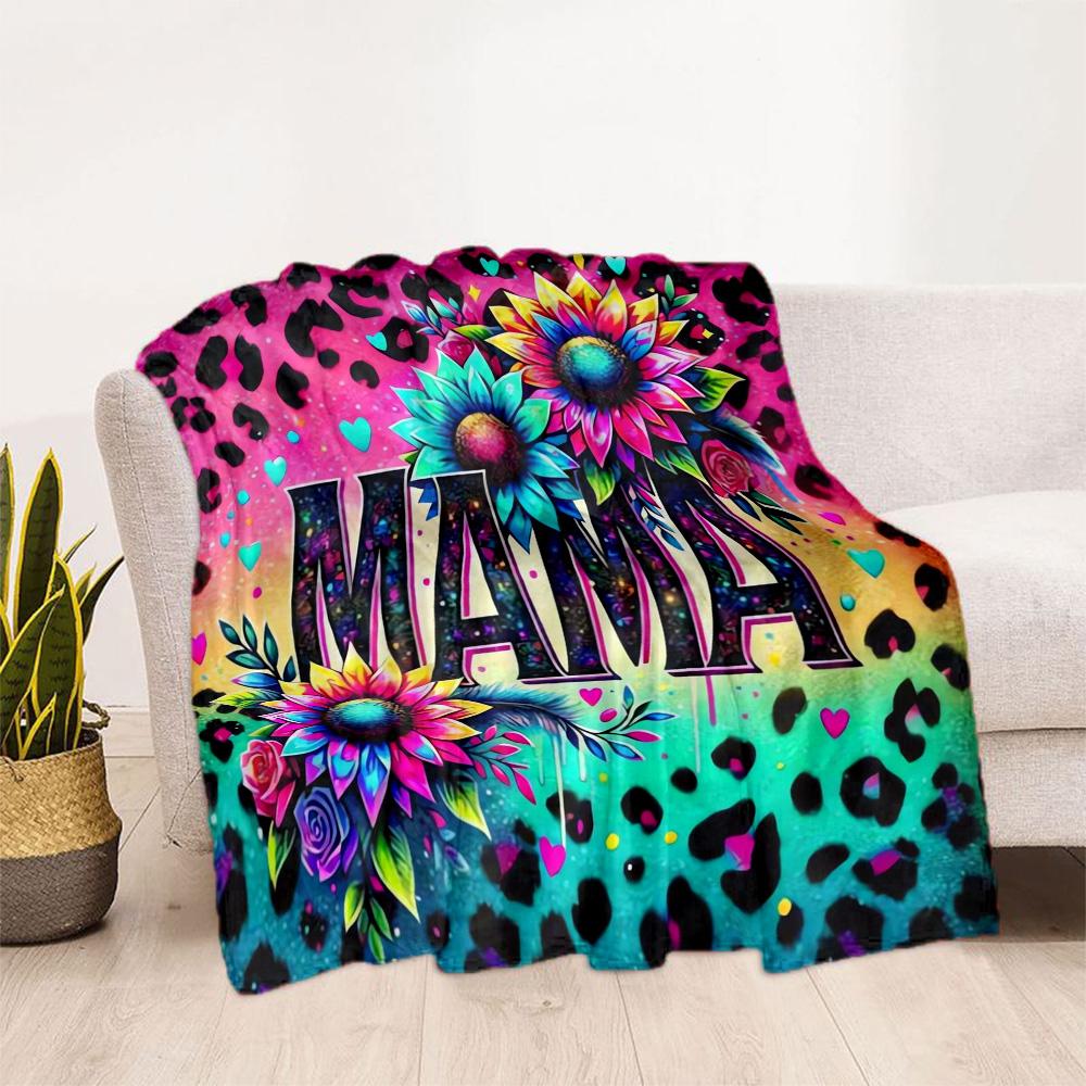 1pc Sunflower Pattern Blanket Comfortable Soft Lightweight Perfect for Travel Camping Picnics Sofa Office Bed Living Room Ideal Gift for Friends