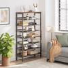 Hoobro étagère à chaussures, meubles à chaussures, porte-chaussures à 8 niveaux, étagère de rangement, entrée, salon, chambre