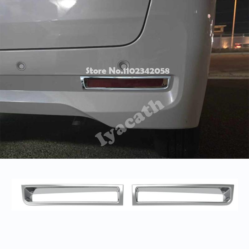 For Nissan ROOX 2025 2026 ABS chrome black Front Rear Fog Light Foglamp Cover Exterior Bumper Lamp Trim Molding Garnish Frame ABS chrome