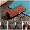 Solid Color PU Leather Glasses Bag Glasses Protective Sunglasses Cover  Outdoor