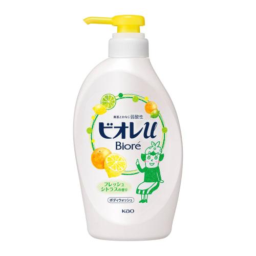 

biore u fresh citrus scent pump