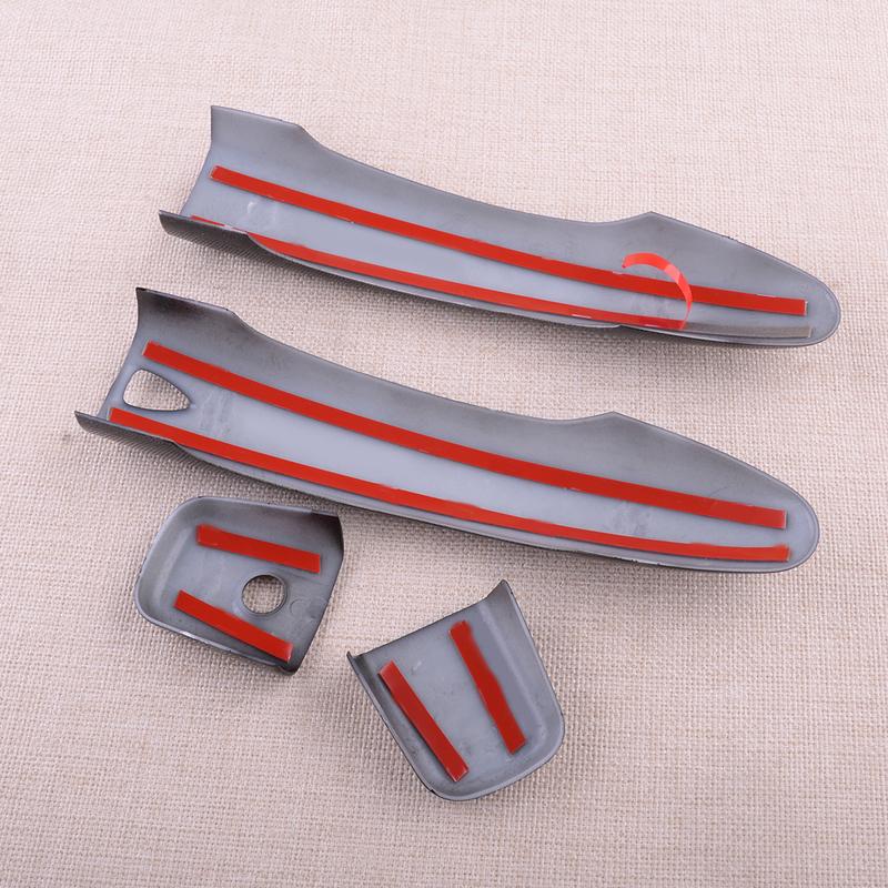 Beler 8pcs/Set Car Exterior Smart Door Handle Covers Trim Fit for Nissan Versa TIIDA X-Trail Maxima Rogue Kicks Qashqai
