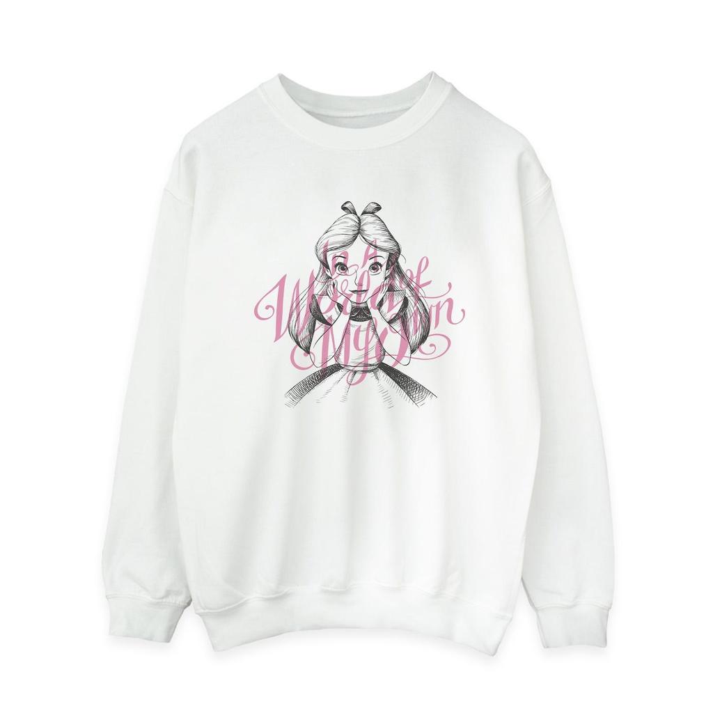 Disney Womens/Ladies Alice In Wonderland In A World Of My Own Sweatshirt