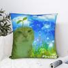 Cat Frutiger Aero Eco Funny Pillowcase Polyester Cushion Cover Decorative  Throw Pillow Case Cover Home Square 40X40cm