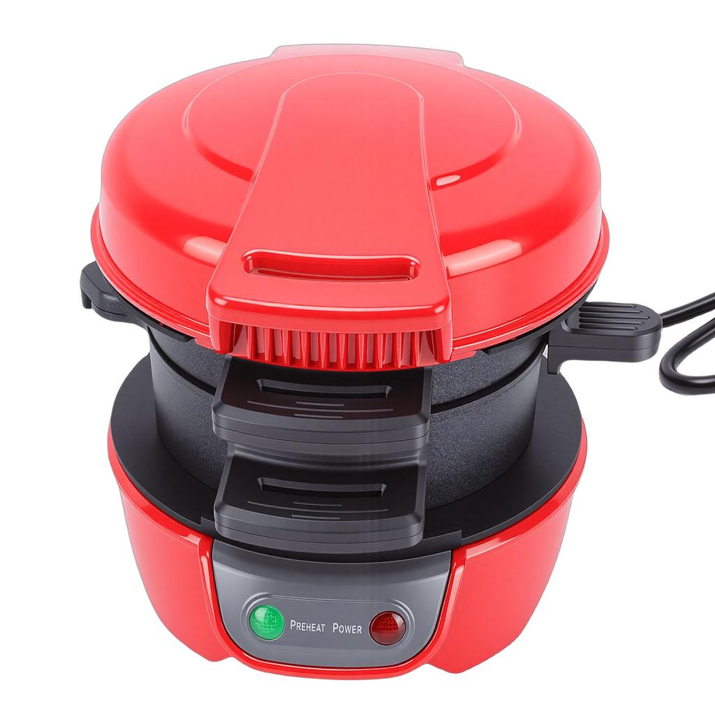 3-in-1 Frühstücksmaschine Sandwichmaker Burger-Maschine Ei-Toast-Grill für Studenten Food-Liebhaber EU-Stecker