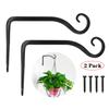 Metal Wall Hooks, Indoor And Outdoor Potted Wall Hooks, Building Garden Decorative Light Hooks