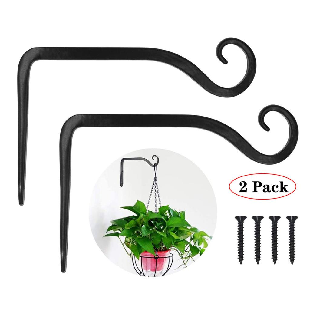 Metal Wall Hooks, Indoor And Outdoor Potted Wall Hooks, Building Garden Decorative Light Hooks