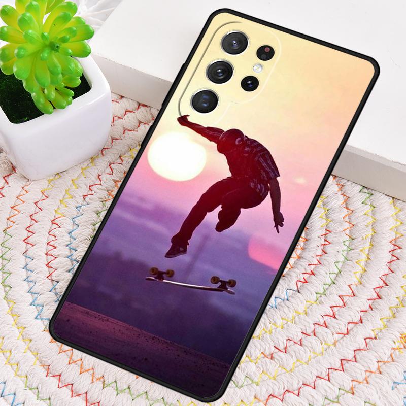 Skate Extreme Sport TPU Phone Case For Samsung Galaxy note 10 pro S26 S25 S24 S23 S22 Ultra Plus S21 FE S20 Shockproof Cover